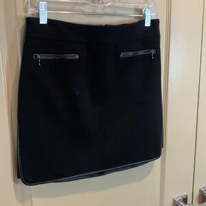WHBM Black Mini Skirt size 4